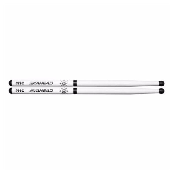 Ahead M1C White Marching Sticks SDC (M1S)