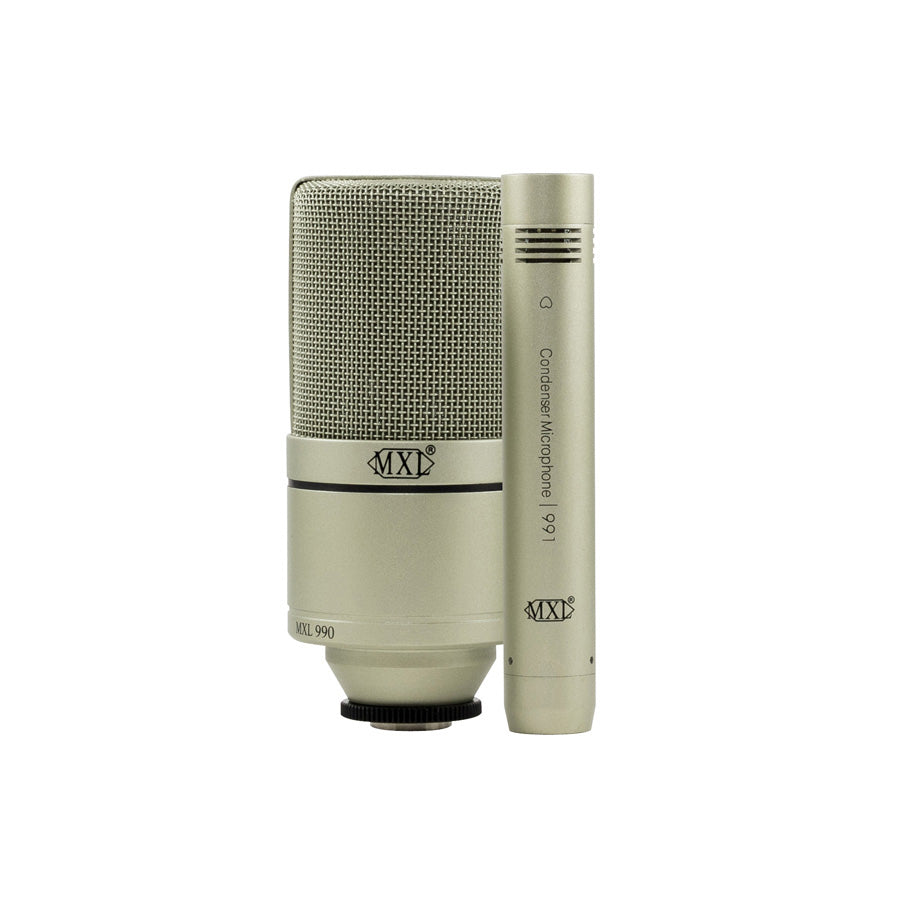 Includes (1) 990 large diaphragm mic & (1) 991 instrument mic.