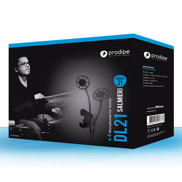 Prodipe DL21 - Drum Microphone Set (4 pcs)