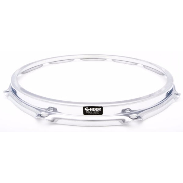 S-Hoop 12" Chrome 8-hole - Snare Side (Bottom)