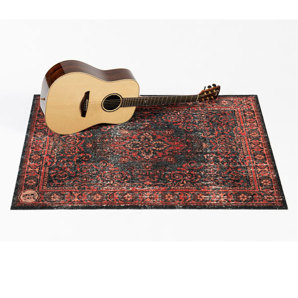 DRUMnBASE VP130-RBL Vintage Persian Red/Black Stage Mat