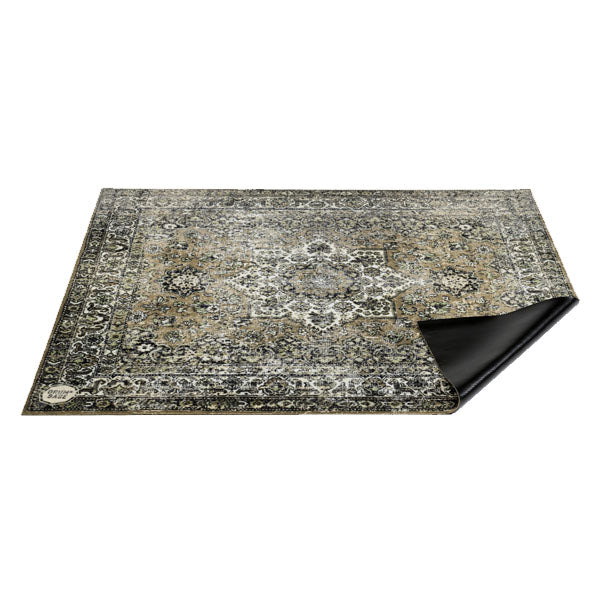 VP185-GRN Vintage Persian Geen Drum Mat, 185x160 cm